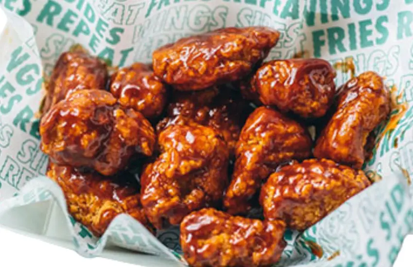 Wingstop BBQ boneless wings