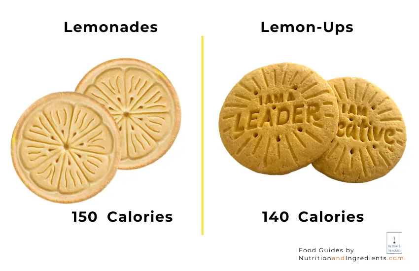 Four Girl Scout lemon cookies.