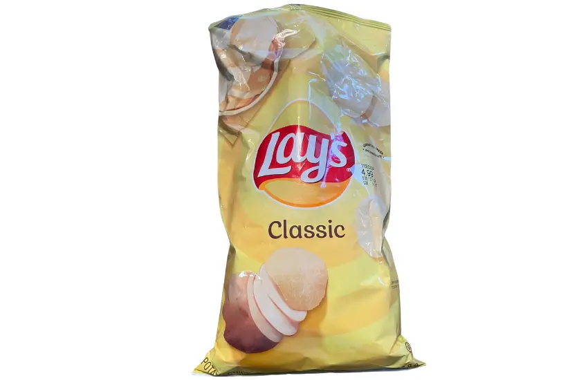 Lay's classic potato chips.