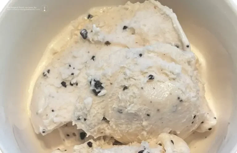 Scoop of Talenti caramel cookie crunch gelato