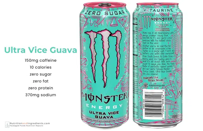 Monster Energy Drink Ultra Vice Guava