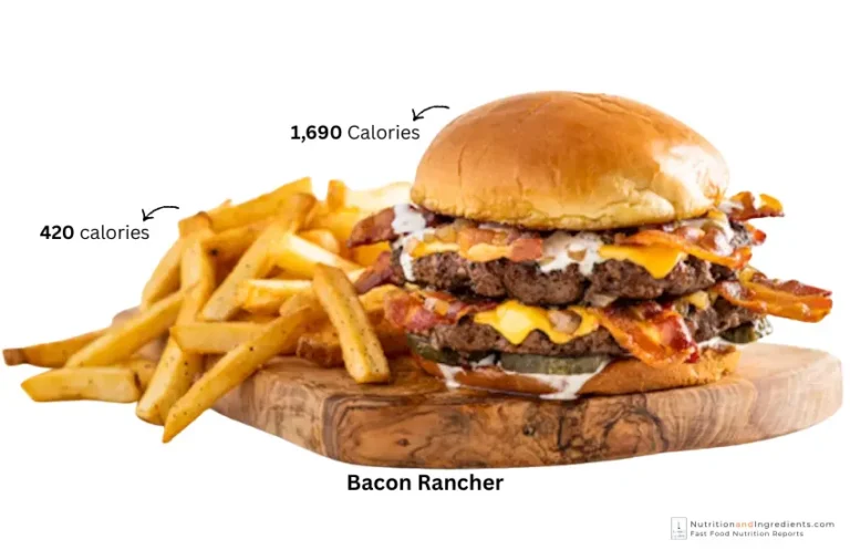 Chili's bacon cheeseburger and fries.