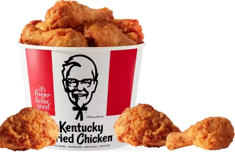 Bucket of fried chicken from KFC