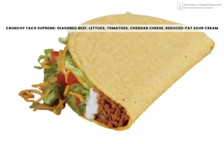 Taco Bell crunchy beef taco