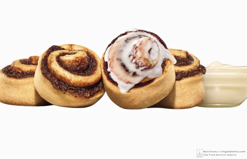 Burger King Cini Minis and cup of icing.