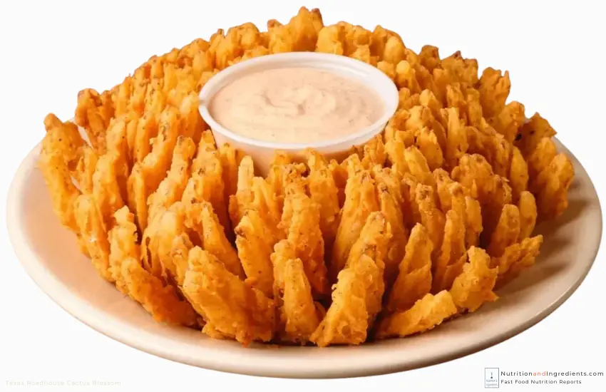 Texas Roadhouse fried cactus blossom shared appetizer with cajun ranch dressing.