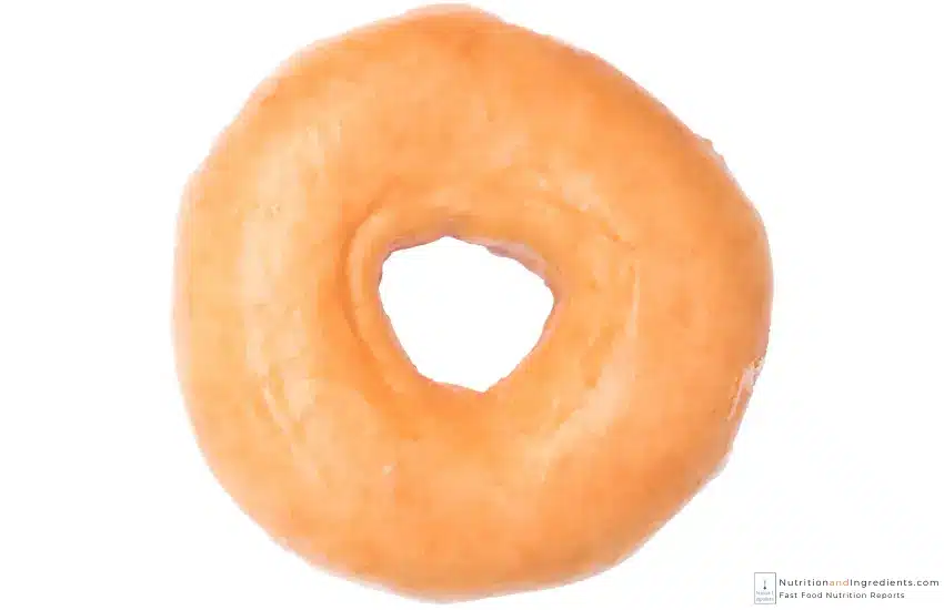 Krispy Kreme glazed donut.