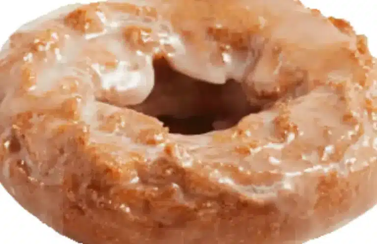 Krispy Kreme glazed pumpkin spice cake doughnut.