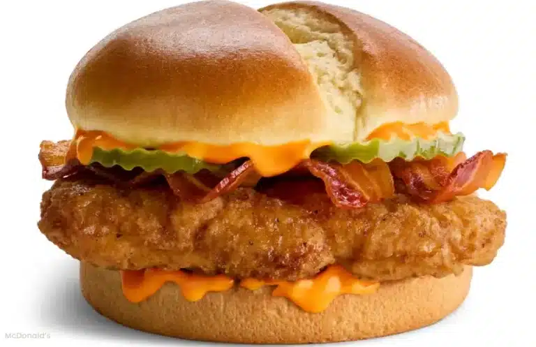 McDonald's Bacon Buffalo McCrispy sandwich