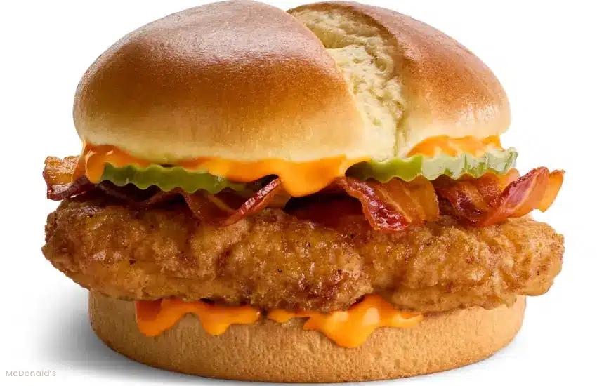 McDonald's Bacon Buffalo McCrispy sandwich