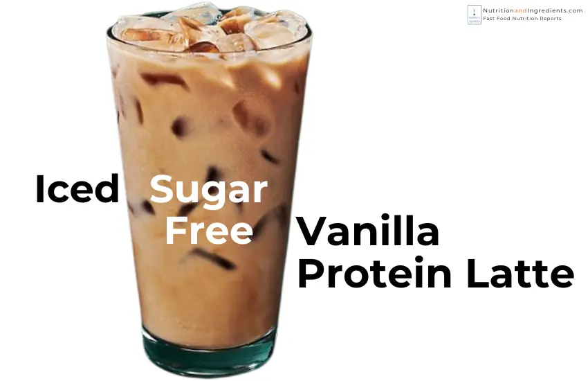 Starbucks sugar-free vanilla protein latte