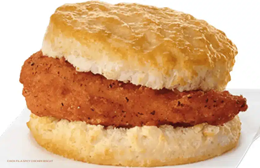 Chick-fil-A Spicy Fried Chicken Biscuit sandwich