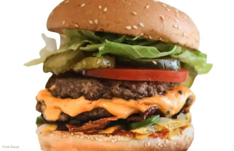 Five Guys Bacon Cheeseburger