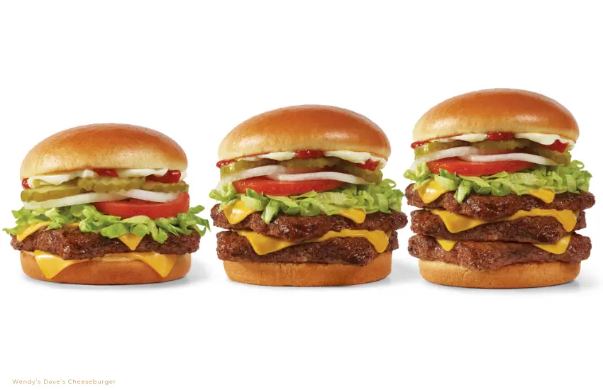 Wendy's Dave's Single, Double, Triple