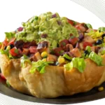 Tortilla bowl from QDOBA restaurant